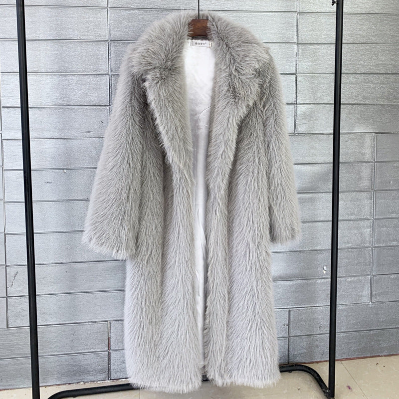 Dames Trendy Volume Elegante Stijlvolle Faux Fur Jas | Bashley