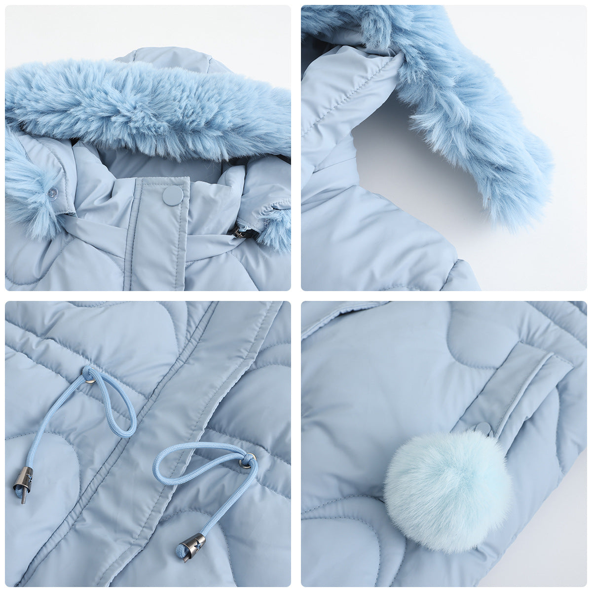 Dames Warme Gewatteerde Winterjas met Afneembare Capuchon | Bethel