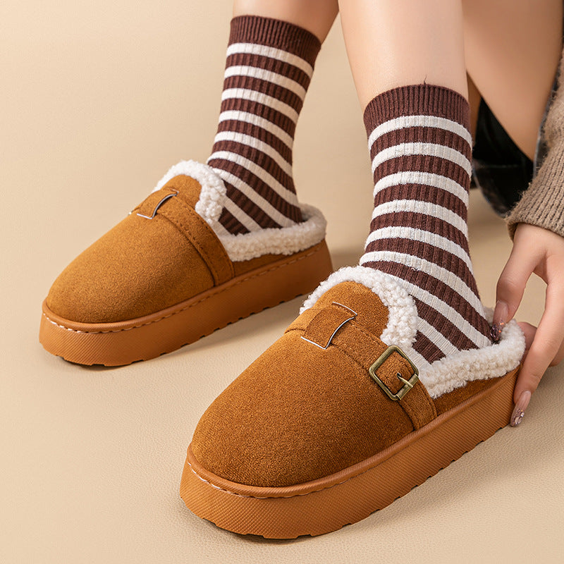 Dames Suède Pantoffels met Zachte Voering | Emily