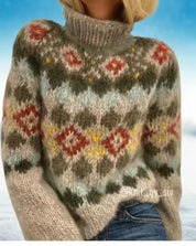 Dames Warme Trendy Coltrui met Noors Motief | Radna