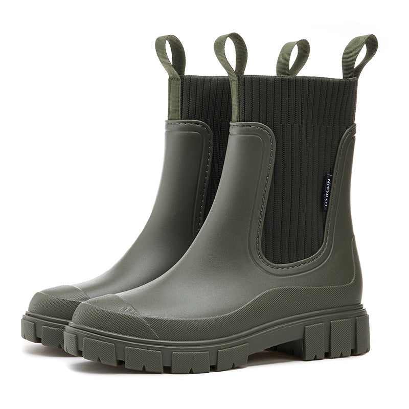 Dames Regenlaarzen Waterdicht met Antislip Zool | Estelle