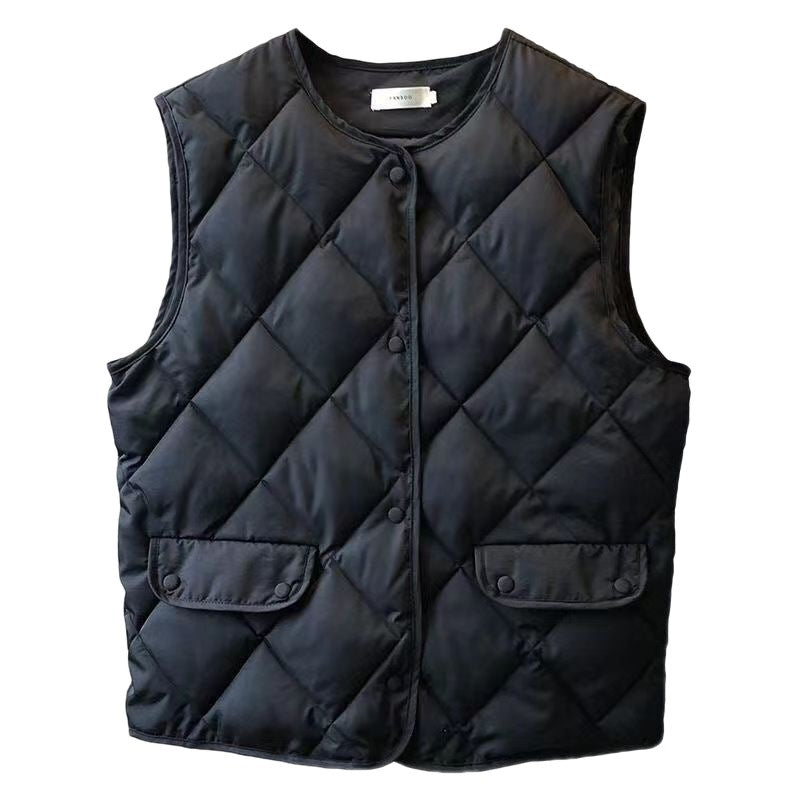 Dames Gewatteerde Bodywarmer met Quilted Patroon | Becca