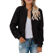 Dames Warme Zachte Teddy Bomber Jas | Baylin