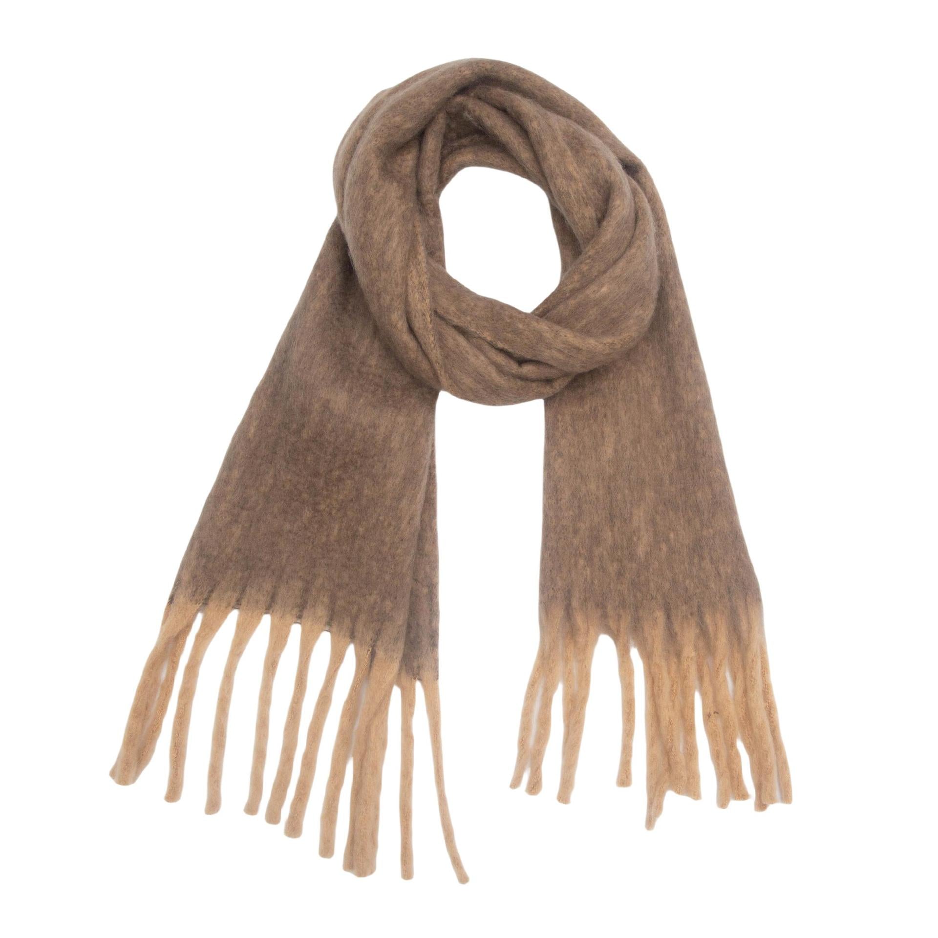 Dames Warme Sjaal met Franjes | Lua