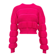 Dames Trendy Opvallende Stijlvolle Korte Trui met Structuur | Ronala