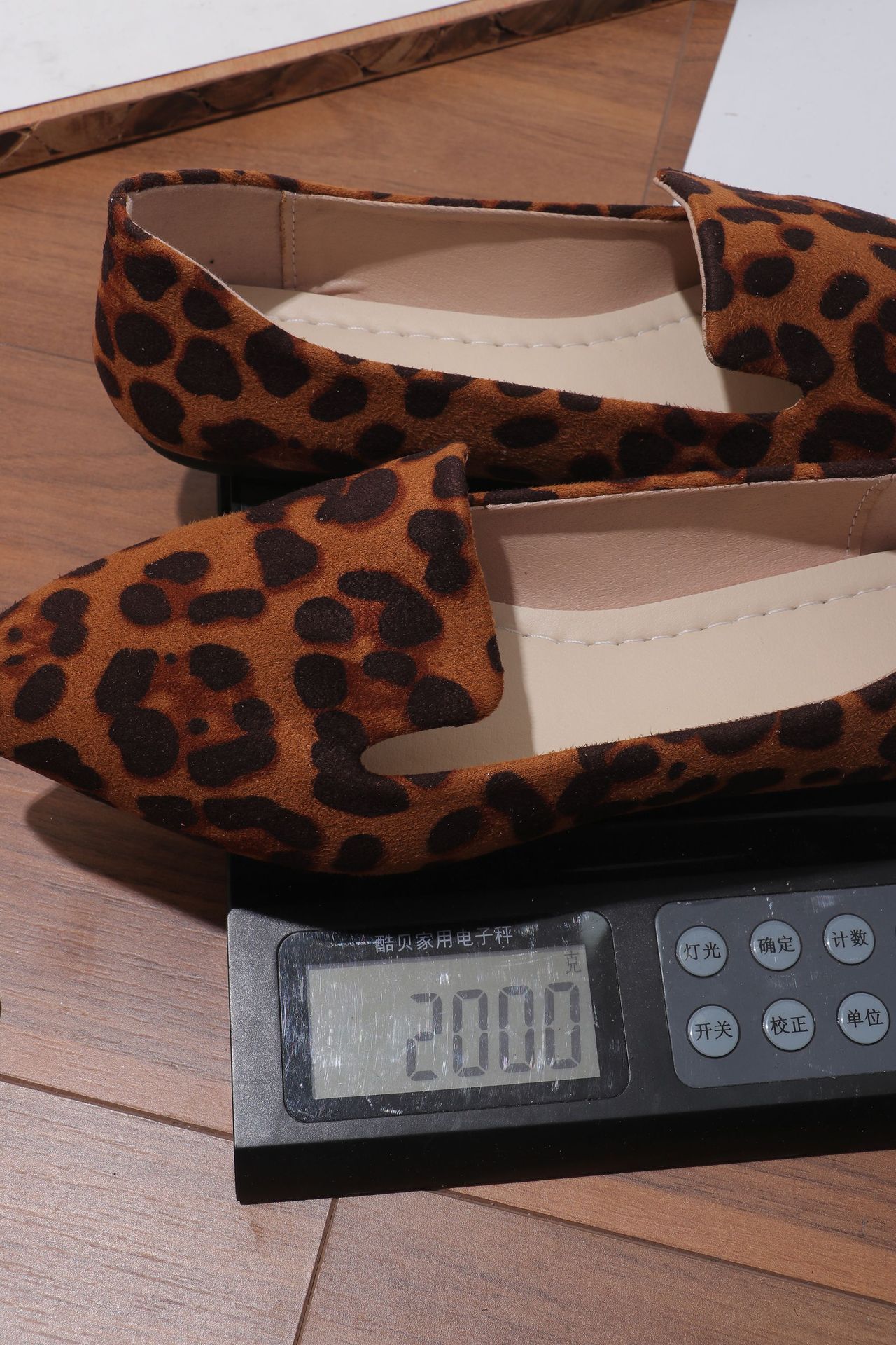 Dames Panterprint Ballerina’s met Puntige Neus - Trendy Loafers | Evaria