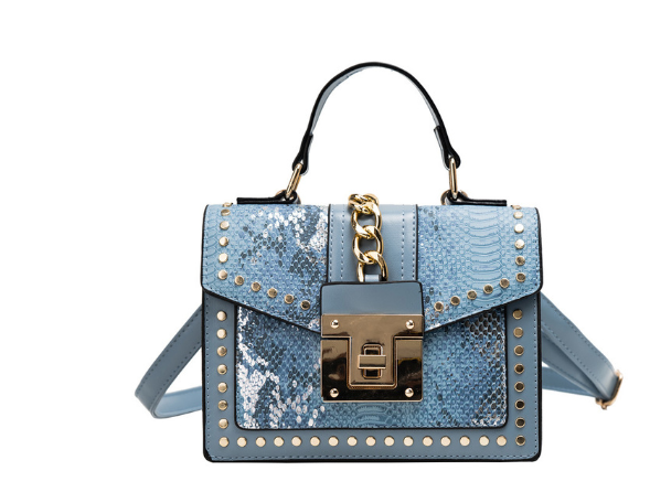 Dames Trendy Schoudertas met Slangenstructuur | Loisa