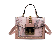 Dames Trendy Schoudertas met Slangenstructuur | Loisa