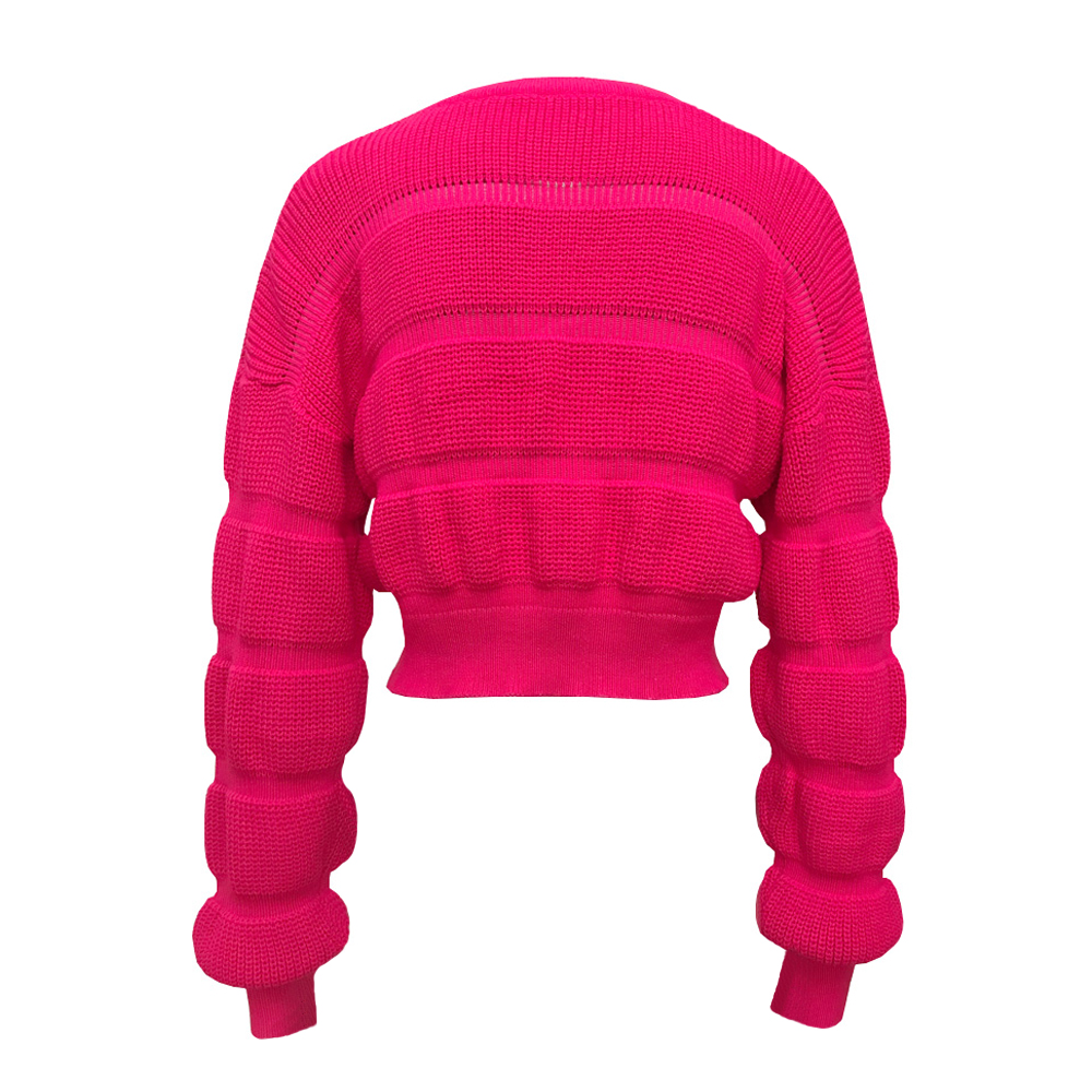 Dames Trendy Opvallende Stijlvolle Korte Trui met Structuur | Ronala