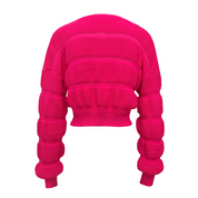 Dames Trendy Opvallende Stijlvolle Korte Trui met Structuur | Ronala