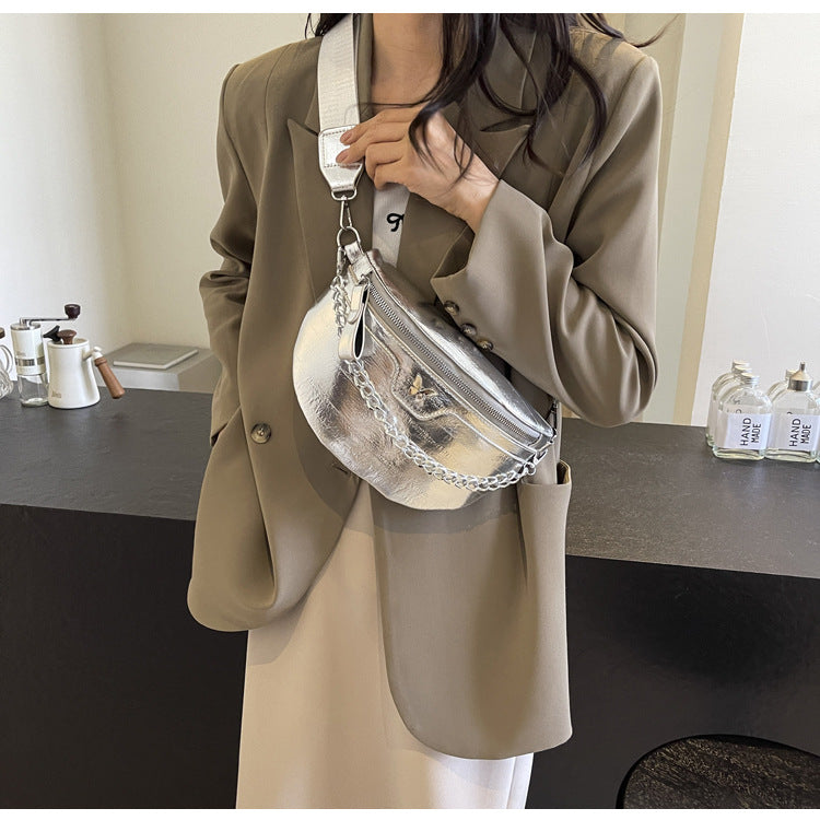 Dames Hippe Crossbody Tas met Ketting Detail | Lipa