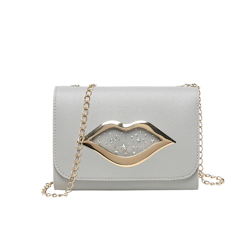 Dames Tas met Ketting en Lippen-detail - Praktische Indeling | Lulu