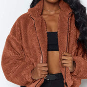 Dames Stijlvolle Veelzijdige Teddy Faux Fur Jas | Beshanice