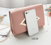 Dames Tas met Ketting en Lippen-detail - Praktische Indeling | Lulu