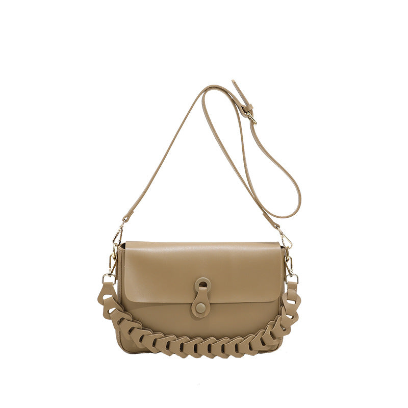 Dames Trendy Schoudertas met Gevlochten Detail | Lake