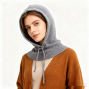 Dames Gebreide Wintermuts met Koord voor de Koude & Ski Dagen | Lavanja