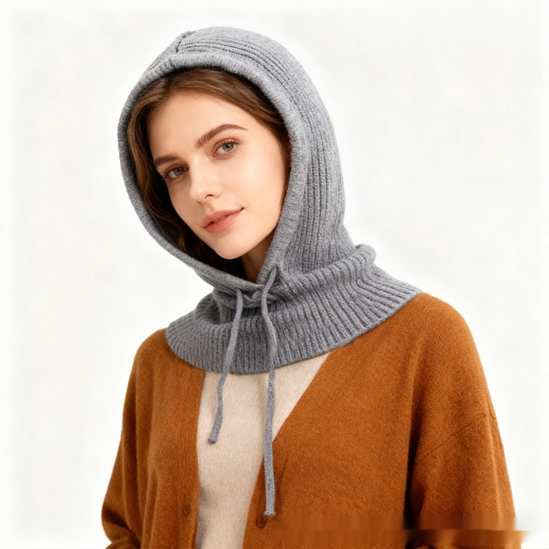 Dames Gebreide Wintermuts met Koord voor de Koude & Ski Dagen | Lavanja