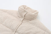 Dames Corduroy Puffer Jas | Belouise