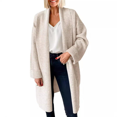 Dames Elegante Lange Vest Jas | Reilani