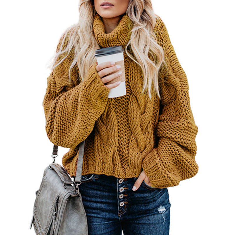 Dames Elegante Trendy Coltrui met Kabel Patroon | Riandy