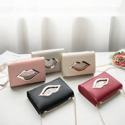 Dames Tas met Ketting en Lippen-detail - Praktische Indeling | Lulu