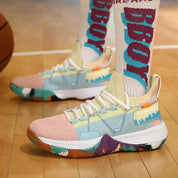 Dames Trendy Modieuze Street Style Basketbal Sneaker | Elly