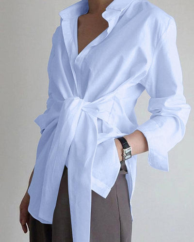 Dames Elegante Blouse met Strikdetail | Holly