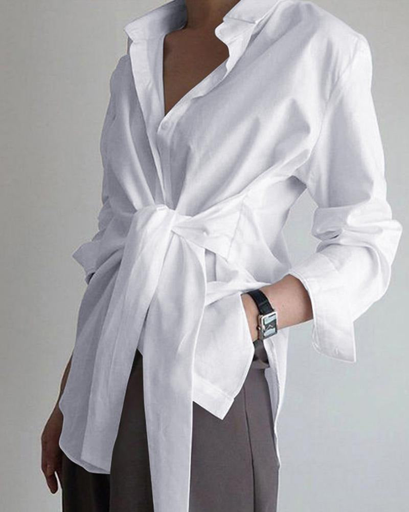 Dames Elegante Blouse met Strikdetail | Holly
