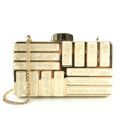 Dames Gouden Clutch met Luxe Afwerking | Loevi