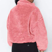 Dames Stijlvolle Veelzijdige Teddy Faux Fur Jas | Beshanice