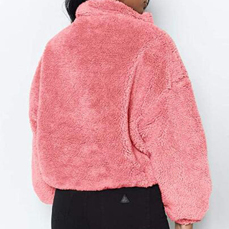 Dames Stijlvolle Veelzijdige Teddy Faux Fur Jas | Beshanice