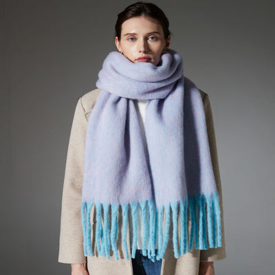 Dames Warme Sjaal met Franjes | Lua