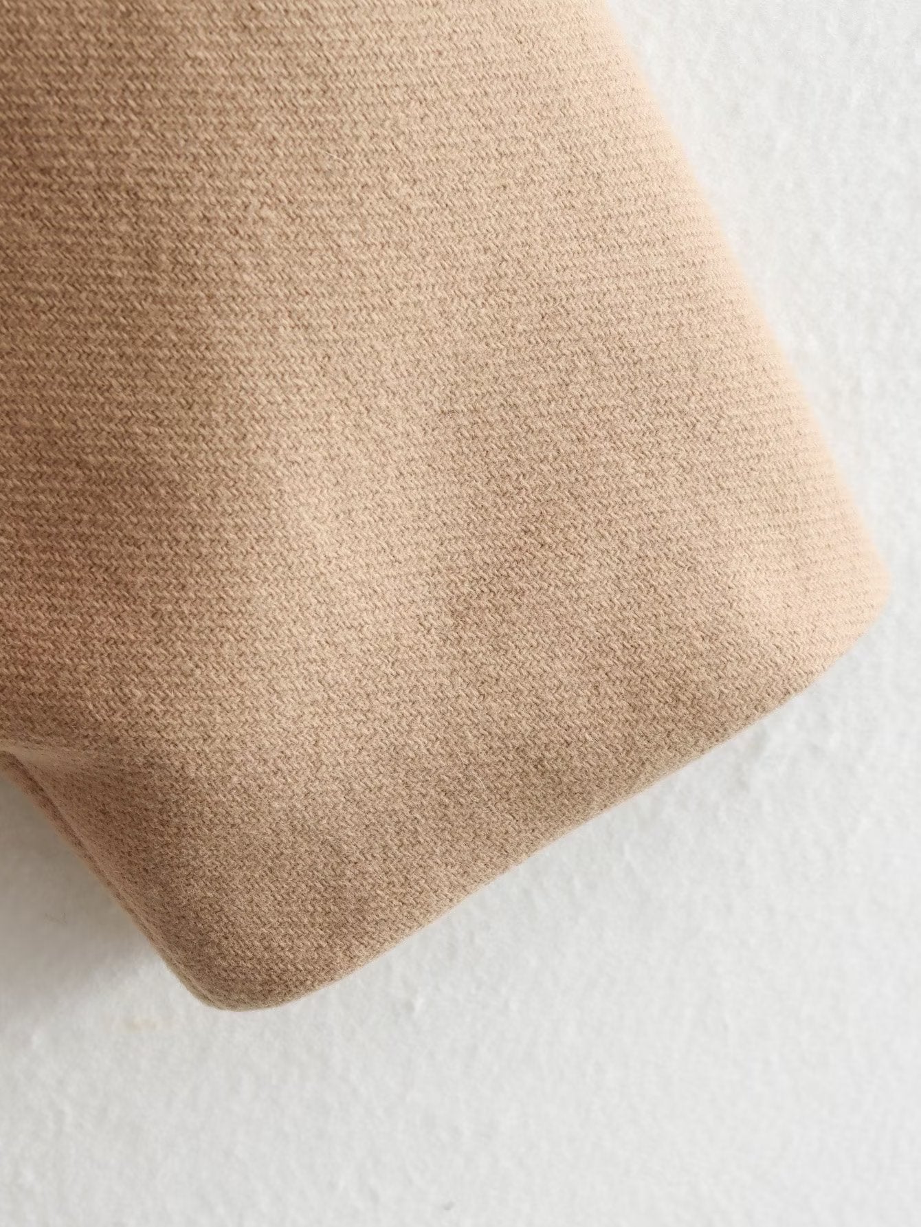 Dames Wijdvallende Trendy Wol Look Jas met Kraag en Knopen | Biara