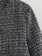 Dames Bouclé Jas met Gouden Knopen | Bessie