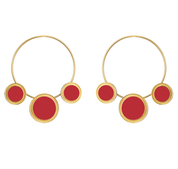 Dames Liefde Oorbellen met Stoere Punk Uitstraling | Lodinda