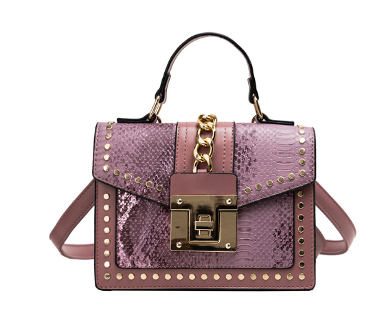 Dames Trendy Schoudertas met Slangenstructuur | Loisa