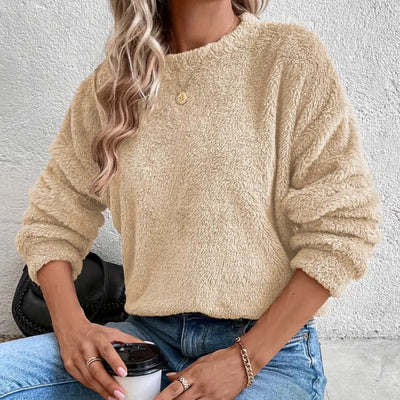 Dames Trendy Stijlvolle Zachte Fleece Trui | Shakira