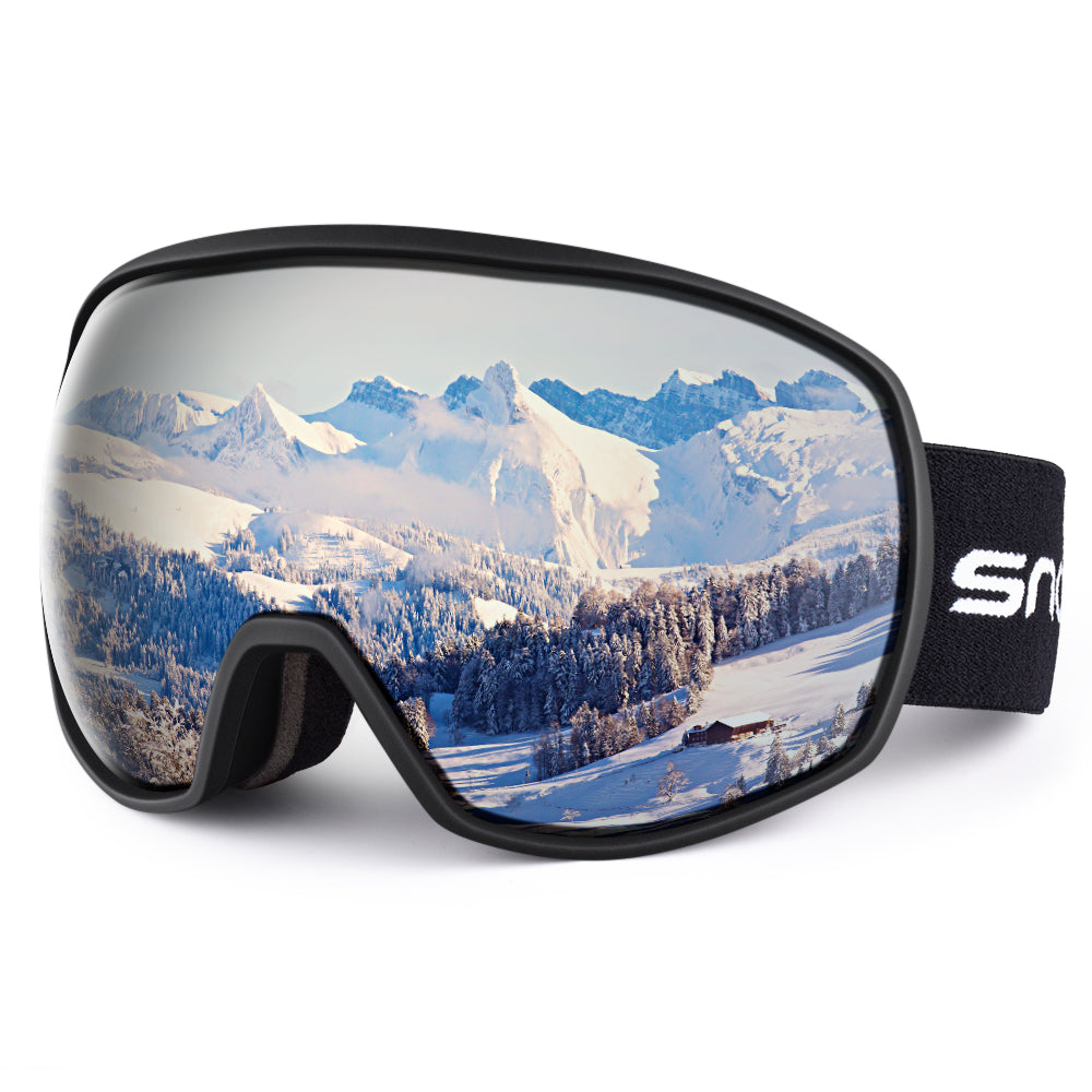 Dames Trendy Skibril met Dubbele Lens en Comfortabele Elastieken Band | Veradine
