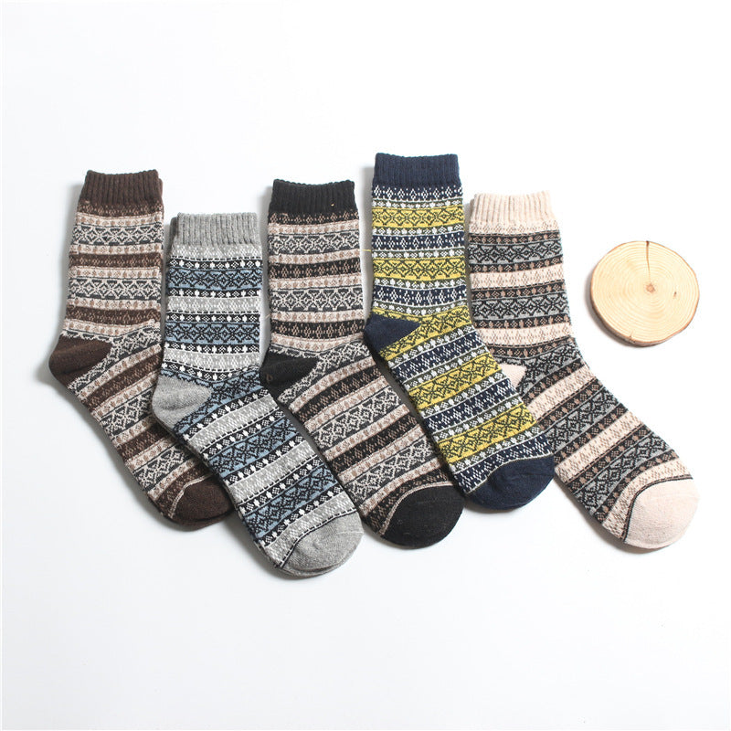 Dames 5-Pack Warme Sokken in Scandinavisch Design | Lobke