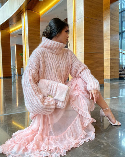 Dames Grof Gebreide Oversized Coltrui | Rohani