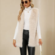Dames Trendy Veelzijdige Stijlvolle Faux Fur Bodywarmer Gilet | Boreya