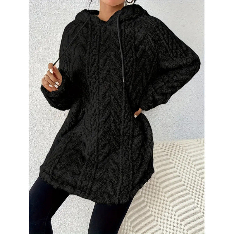 Dames Stijlvolle Trendy Gebreide Hoodie met Structuur | Shola