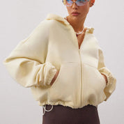 Dames Sportieve Oversized Hoodie met Rits | Salina