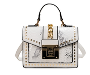 Dames Trendy Schoudertas met Slangenstructuur | Loisa