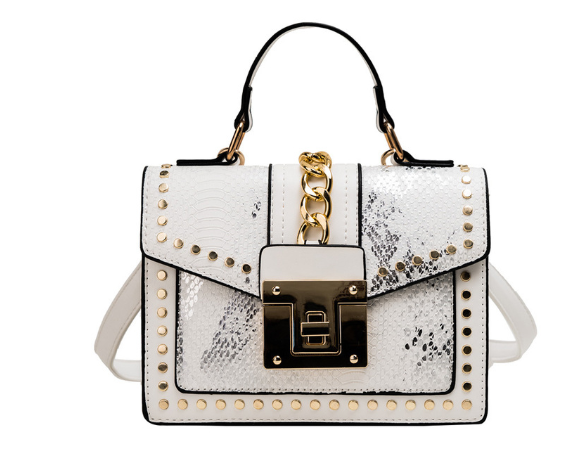 Dames Trendy Schoudertas met Slangenstructuur | Loisa