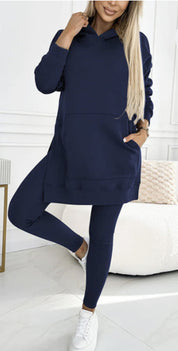 Dames Comfortabele Loungewear Set Hoodie en Legging | Devany
