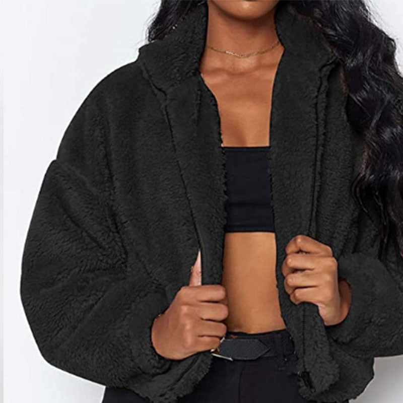 Dames Stijlvolle Veelzijdige Teddy Faux Fur Jas | Beshanice