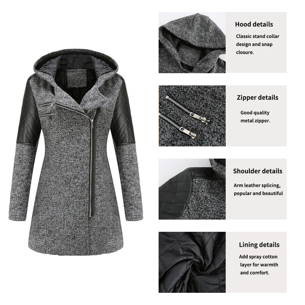 Stijlvolle Dames Tussenjas met Capuchon en Quilted Details | Bea