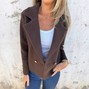 Dames Elegante Stijlvolle Blazer Jas met Knopen | Bexley