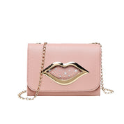 Dames Tas met Ketting en Lippen-detail - Praktische Indeling | Lulu